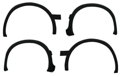 4tlg Set Kotflügelverbreiterung für VW Golf 2 19E 87-91 Radlaufleisten schwarz m