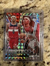 2023-24 Panini Mosaic BILAL COULIBALY Silver Montage RC #21 Washington Wizards