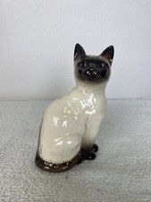 Vintage Ceramic Beswick Siamese Cat Model No. 1887- Mat Glaze