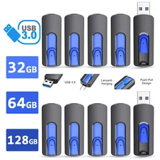 USB 3.0 5/10/100 32GB 64GB 128G 256G USB Flash Drive High Speed Wholesale Blue 