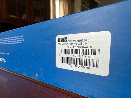 OWC Mercury Elite Pro - 8TB Drive USB3.1 + 1 Port All Packaging and Acc Included - Picture 3 of 7