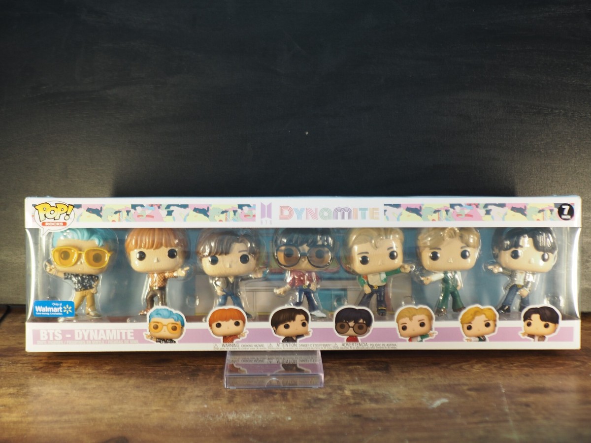 BTS Dynamite POP! Rocks Series ウォルマート限定【E0682-008】36 Funko Pop! Rocks Vinyl Figures: 7PK BTS - Dynamite - Walmart