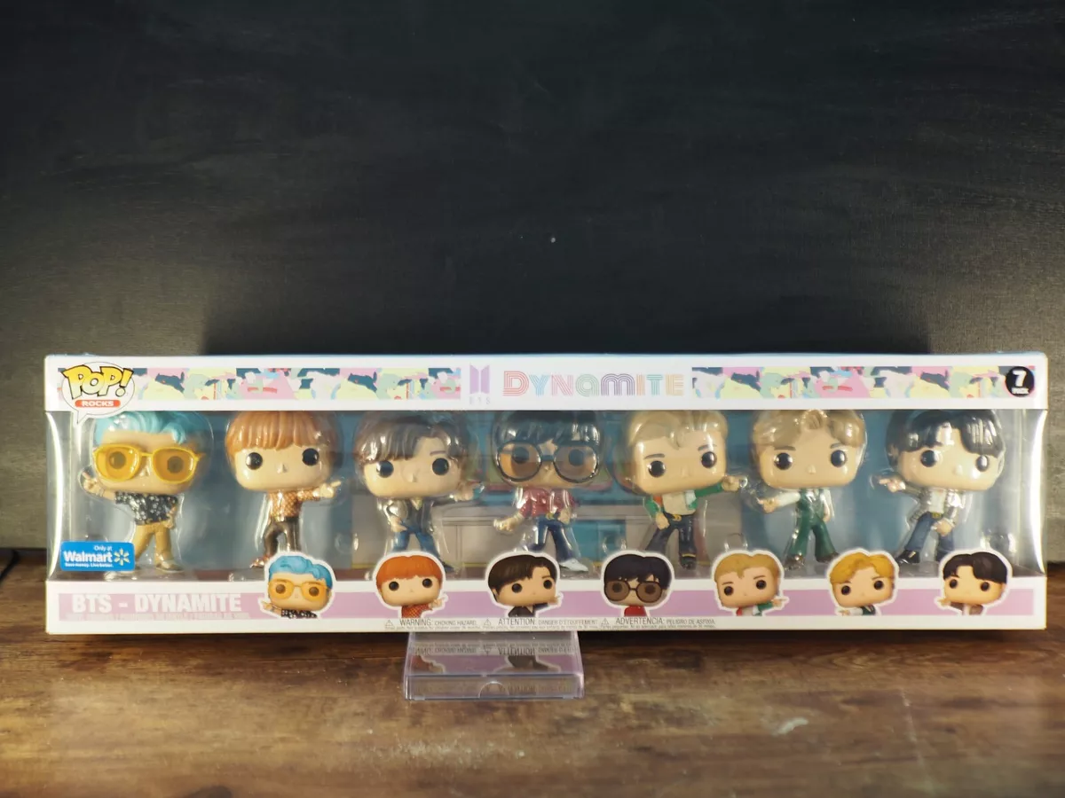 Funko Pop! Rocks BTS Dynamite Walmart Exclusive 7-Pack