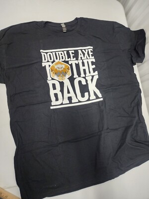 Offical Table Titans Double Axe To The Back Tee Size 3XL Black Shirt DND 