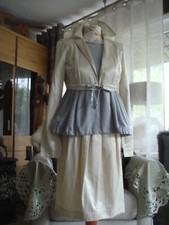 Sehr schönes Kostüm Kleid Jacke Volant Apart Strech Gr 36/38 kl.40 -2 TLG.