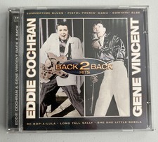 EDDIE COCHRAN / GENE VINCENT Back 2 Back Hits CD ALBUM 1998 EX/NM
