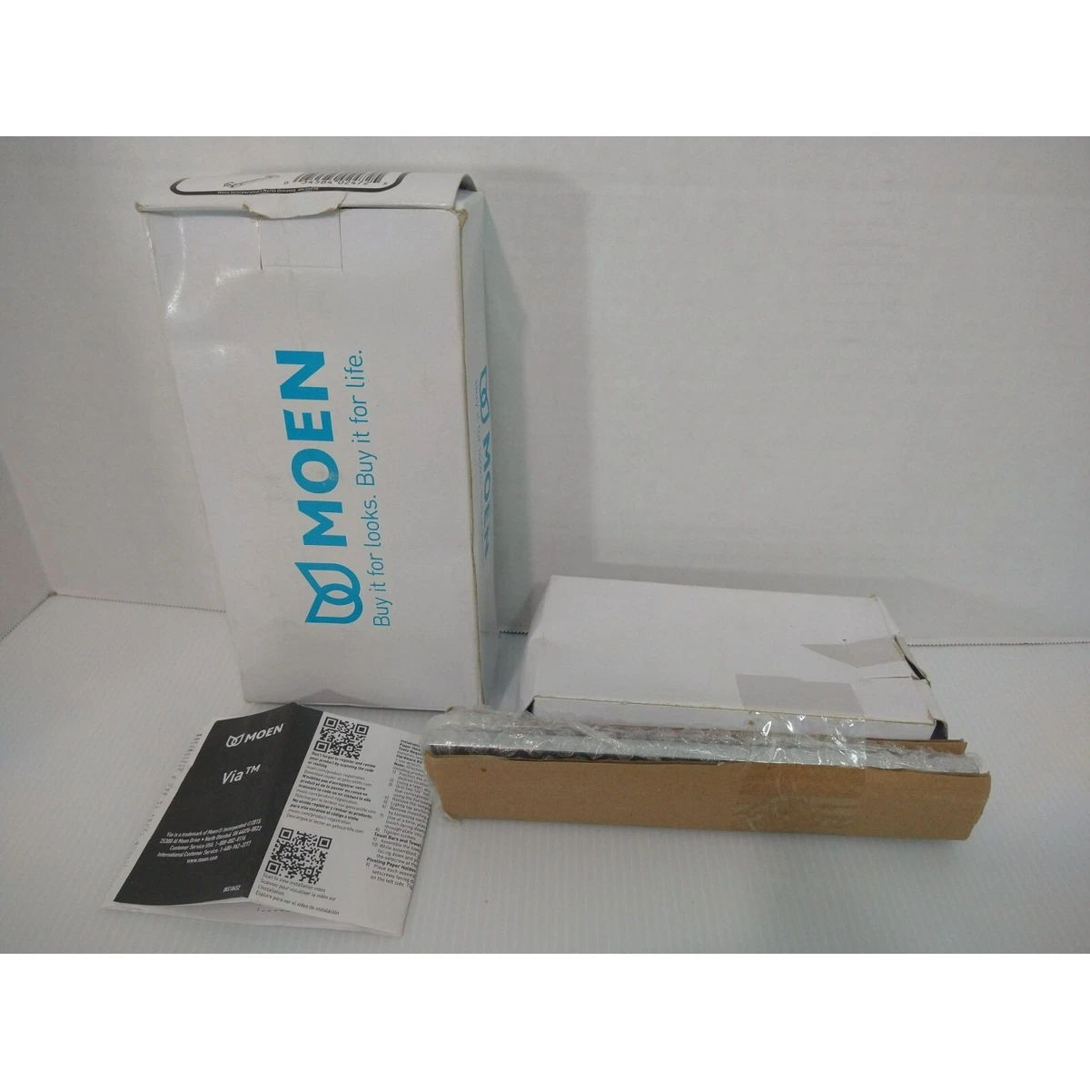 Moen Via 12 Inch Towel Bar Chrome YB5012