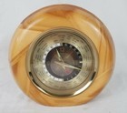 Vintage Alaskan Birch World Time Quartz Movement Desk Mantel Clock Wood (1986)