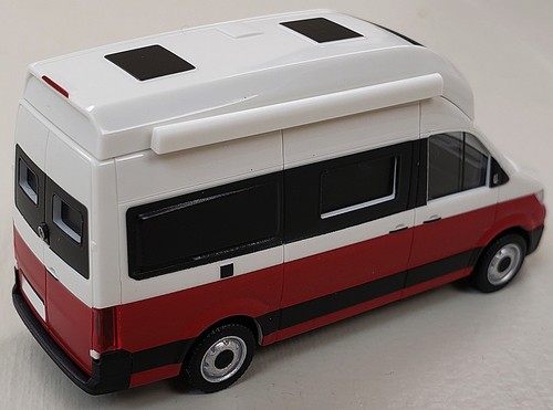 HERPA NEW HO 1/87 Volkswagen VW Crafter Grand California 600 Camper Van - Foto 3 di 5