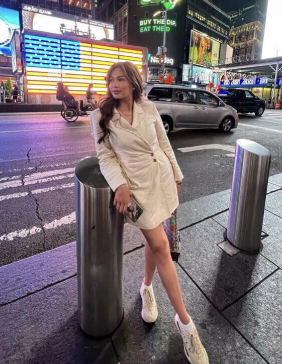 ZARA NEW WOMAN LINEN BLEND BLAZER DRESS PLEAT BEIGE WHITE