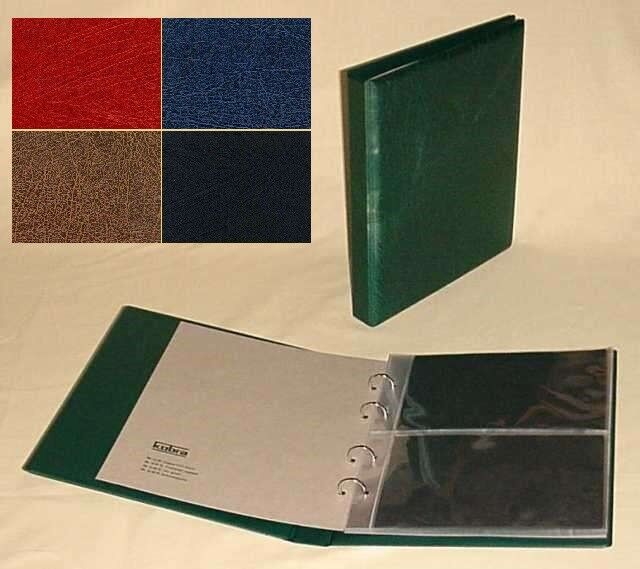 Doppel Brief FDC-Album Ringbinder G22 G22B KOBRA leer & bestückt in 5 Farben