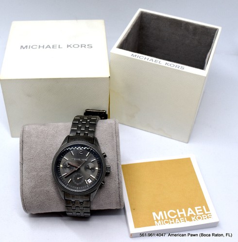 michael kors gunmetal