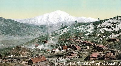 Spring Gulch Mine & Sopris Peak, Pitkin Cnty, Colorado-1890-Historic Photo Print