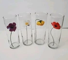 4 Vintage Anchor Hocking Tom Collins Glasses Ice Tea Retro Cocktail Drinkware