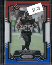 2023 Panini Prizm #14 Tyler Allgeier Red White and Blue