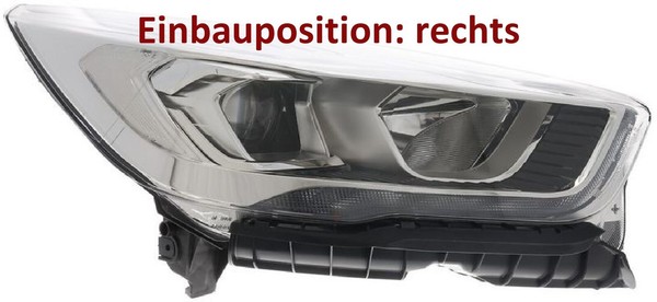 Valeo 450595 Hauptscheinwerfer Rechts Scheinwerfer Frontscheinwerfer FüR Ford-image