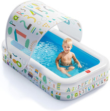 Kiddie Pool   65" X 39" Inflatable Pool for Kids  Toddlers, Ball Pit  Baby Poo