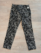 NWT Old Navy Women's Pixie Pants Size 6 Black  White High Rise with Pockets NEW
