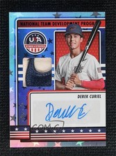 2023 Panini USA Baseball Stars & Stripes 1/1 Derek Curiel #NTDP-DC Auto 0j81
