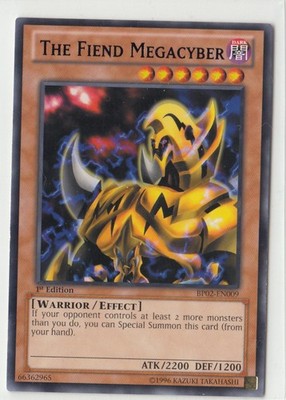 Yugioh - The Fiend Megacyber (Rare) (1st Edition) - BP02-EN009