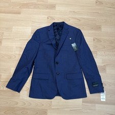 Lauren Ralph Lauren Boys Blazer Suit Jacket Size 16 R Bright Navy Blue 2 Buttons