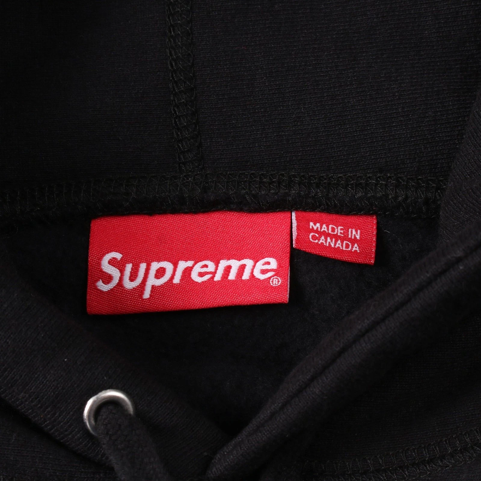 【Tops】Supreme Water Arc Felpa con Cappuccio Pullover Felpa con Cappuccio Cotone Nero 18AW