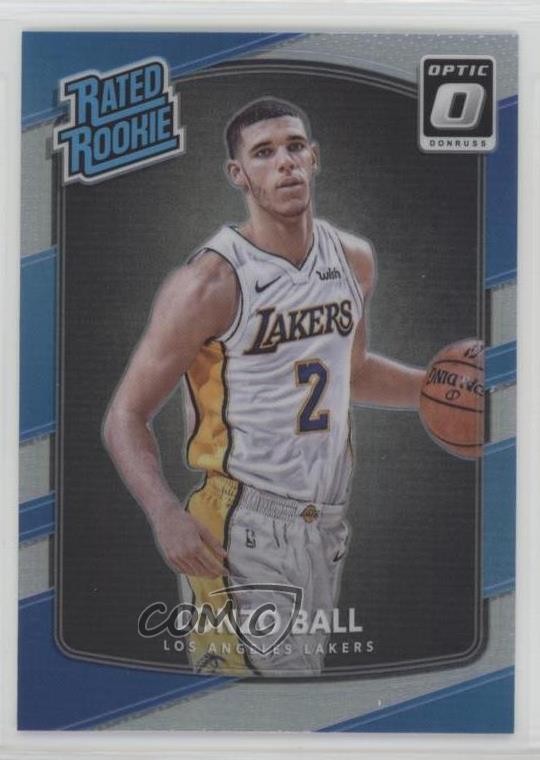 2017-18 Panini Donruss Optic Rated Rookie Holo Prizm Lonzo Ball #199 0b0