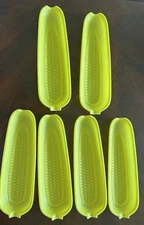 Corn On Cob Trays Set Of 6 Serving Tray Yellow 