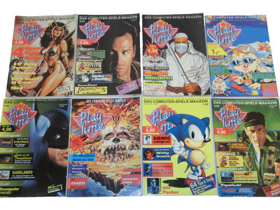 Play Time Sammlung Konvolut Zeitschrift Magazin 8 Ausgaben 91 92