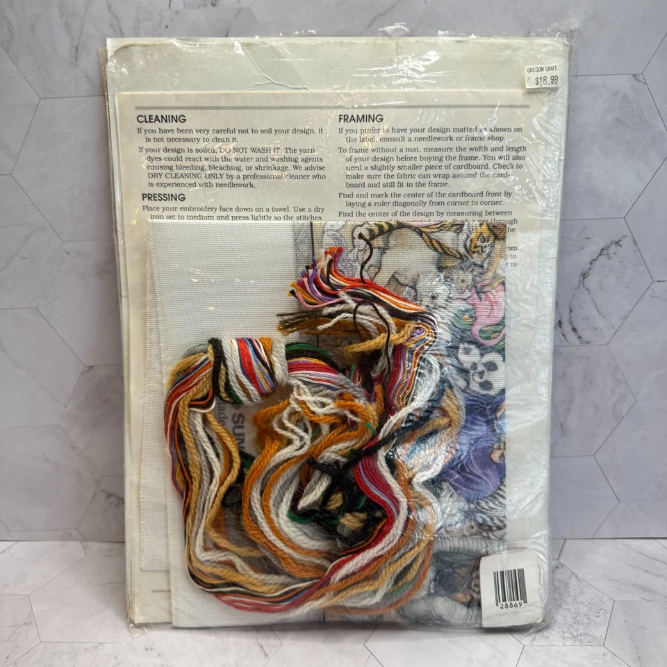 Nuevo Kit de Bordado Sellado Sunset Dimensions 1992 Galería Crewel Joy To The World Foto 4 de 4