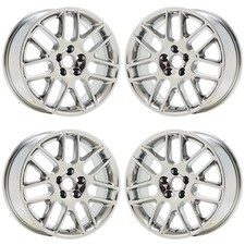 18 Ford Mustang Bright Chrome Wheels Rims Factory Oem Set 3886