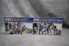 ESCI 1/72 Napoleonics Wars Waterloo British + French Imperial Guard + Free Ship