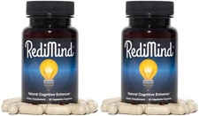 (2 Packs) RediMind Natural Cognitive Enhancer 30 Caps-Focus-Memory-Brain Health