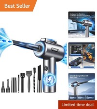 Multi-Purpose Cordless Air Duster with 5 Nozzles - Ideal for Every Cleaning Task