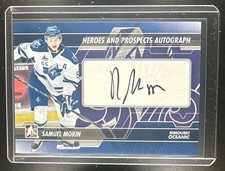 2013-14 In The Game Heroes and Prospects Auto Samuel Morin