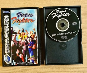 SEGA Virtua Fighter Sega Saturn PAL ELSPA 11-14 Manual Multiplayer 1995 RETRO
