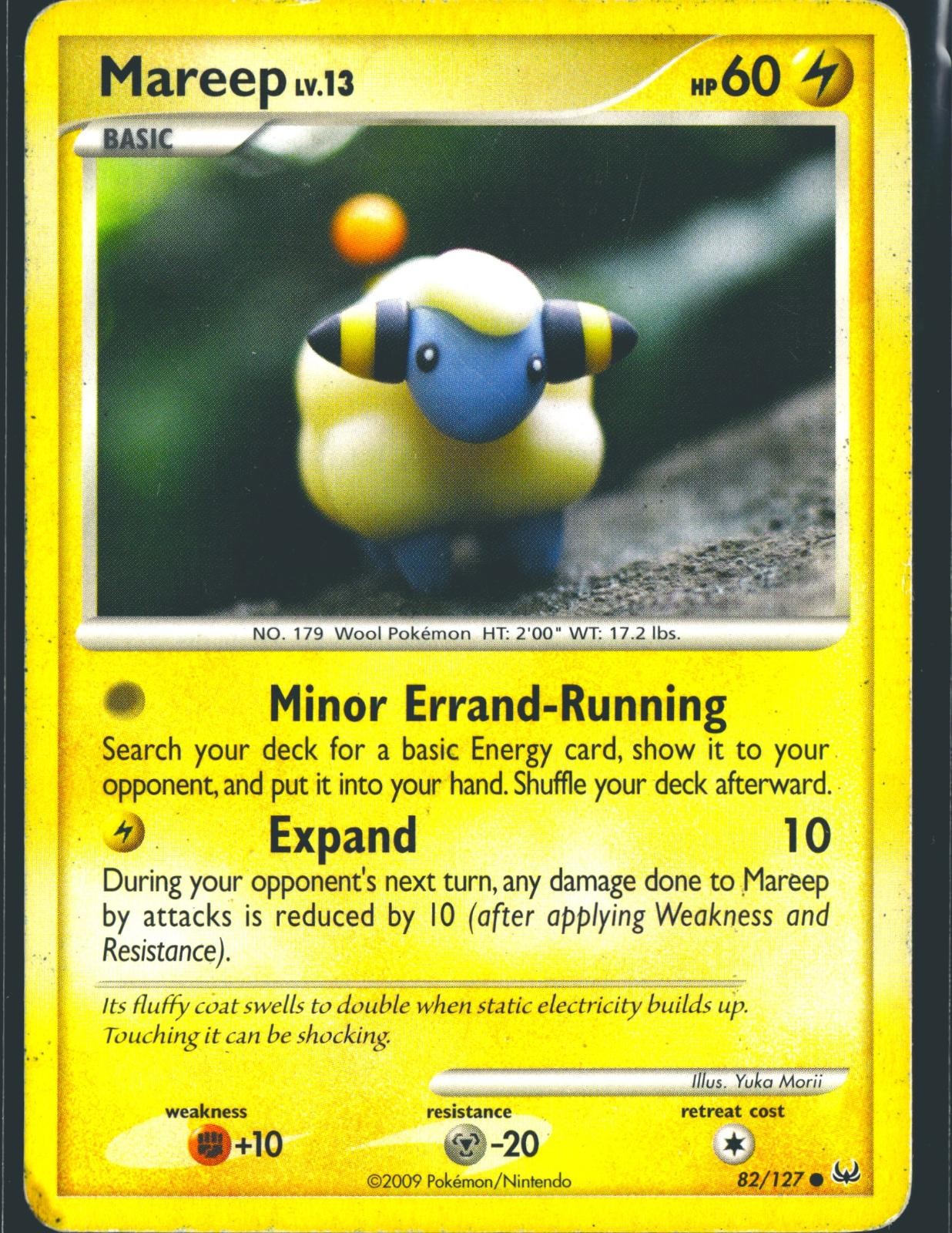 Mareep 82/127 Common Platinum Pokemon Moderately Played