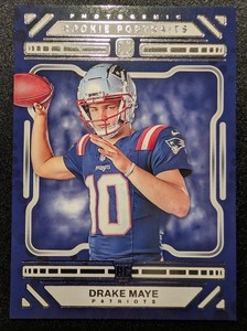 2024 Panini Photogenic Rookie Portraits Drake Maye #194 New England Patriots