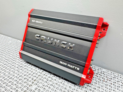  Crunch GP-1500.1 Mono Amplifier 1500 Watt Car Audio Amp Tested Working Sub