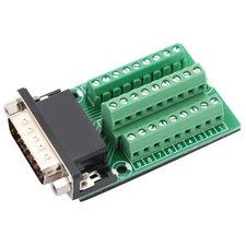 DB26 DB26--01 Male Adapter to PCB Terminal Module Breakout Board Connector