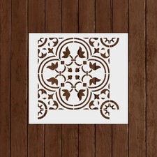 Rosario Tile Stencil - Floor Stencil, Kitchen Stencil, Backsplash, Tile Pattern