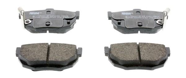 Bremsbelagsatz Scheibenbremse Premier ECO Friction Ferodo FDB638 FüR GK Elantra-image