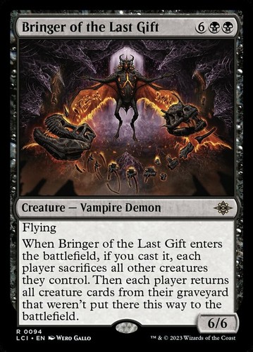 x1 Bringer of the Last Gift - Lost Caverns of Ixalan - NM - MTG