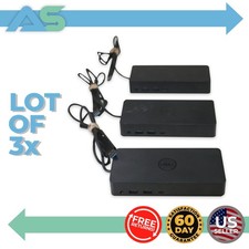 3 Lot Dell D6000 Universal USB-C Docking Station 180W Power Supply P/N M4TJG