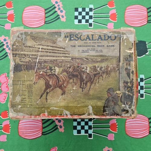 Antique Boxed 1930s ESCALADO CHAD VALLEY Horse Racing Board Game -B29 - Picture 16 of 17