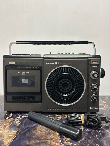 HITACHI TRK-5160 Radio Cassette Player PERDISCO GF6 Rare Tested Japan GS03 6.0