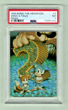 1993 Sonic The Hedgehog Sonic & Tails Prism #2 Graded PSA 7