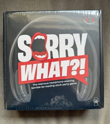 Sorry What - Lustiges schreckliches Lippenlesen Partyspiel für Erwachsene