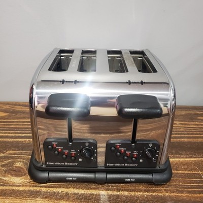 Hamilton Beach 4 Wide Slot Toaster 24600 Type T32 Tested 
