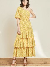 Veronica Beard Virginia One-Shoulder Dress Size US 2 NWT